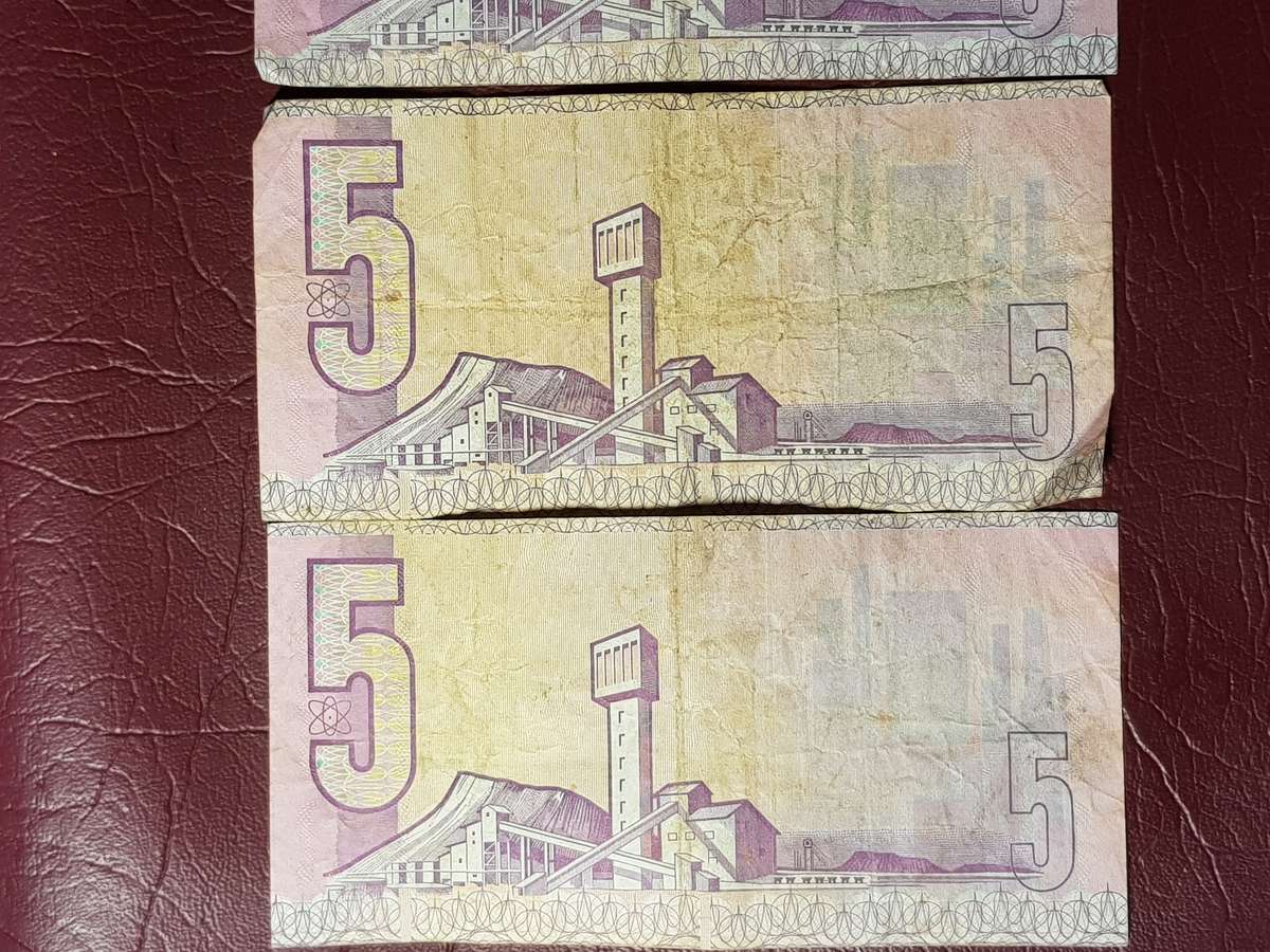 4 x SARB R5 Notes - C.L. Stals - [Bid per note to take all]