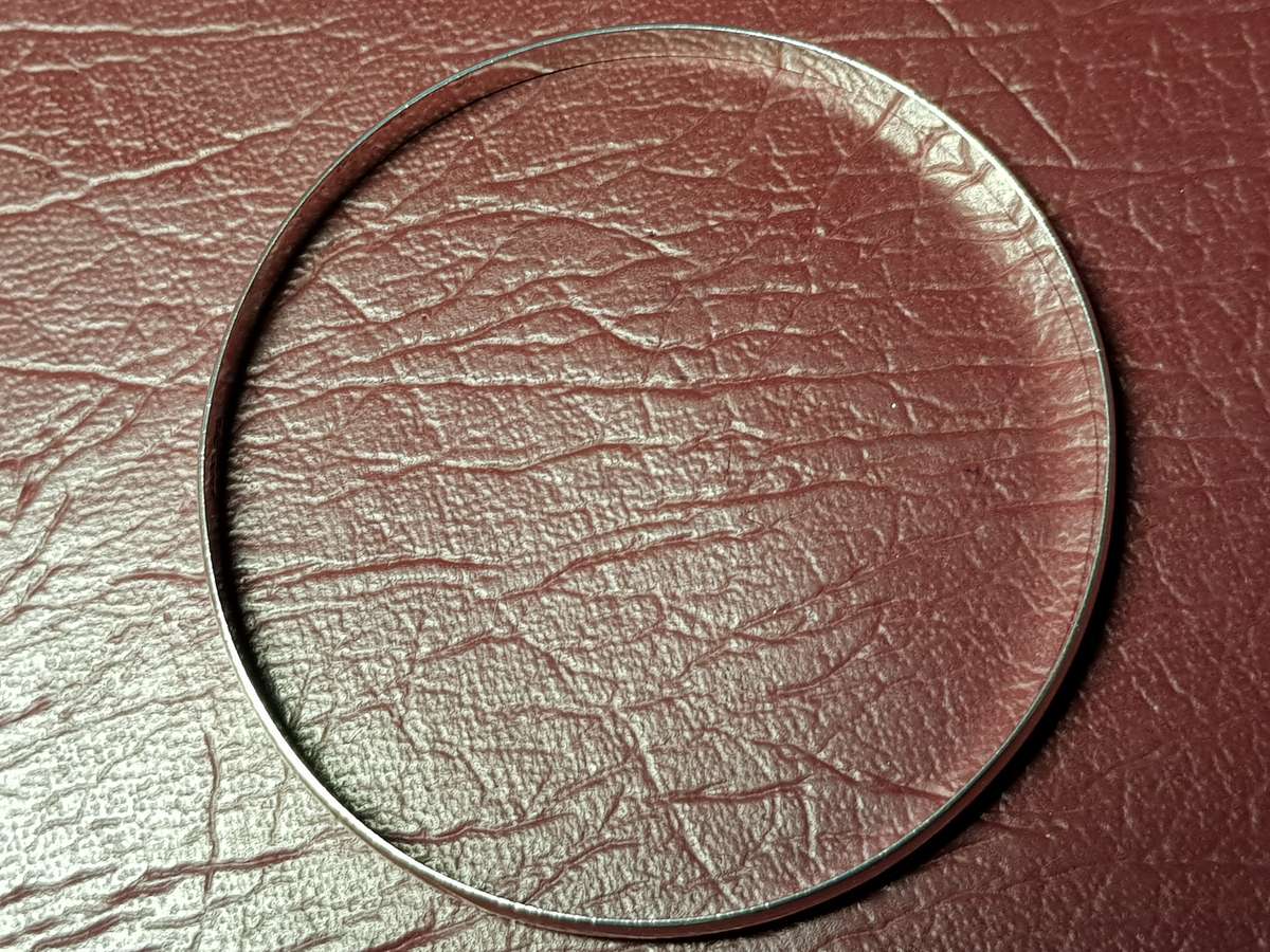 Lovely Genuine Solid Sterling Silver Bangle In Very Good Condition - [8,2 g]