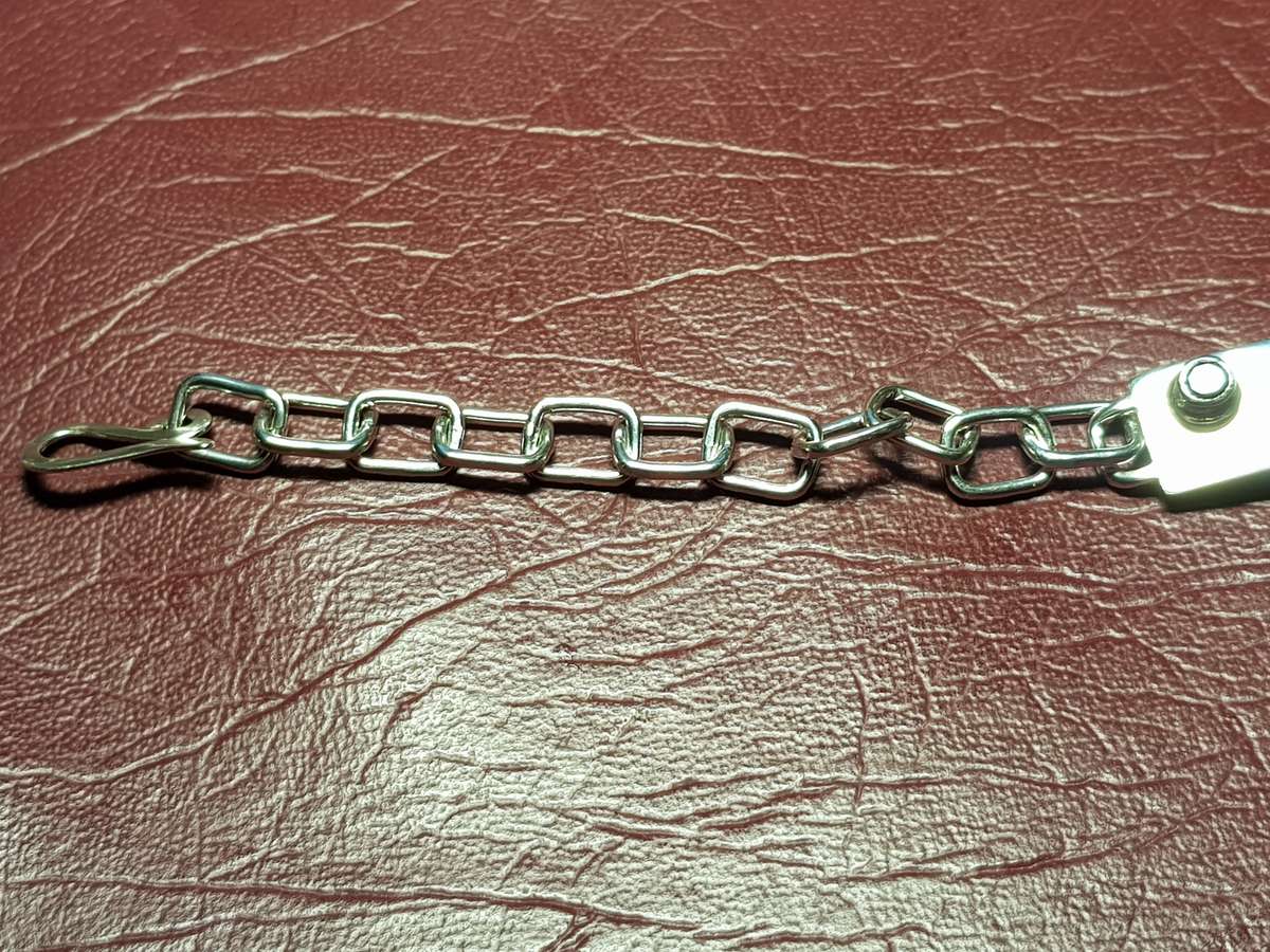 Lovely Genuine Solid Sterling Silver Name Bracelet With Onyx in Excellent Condition - [14 g]