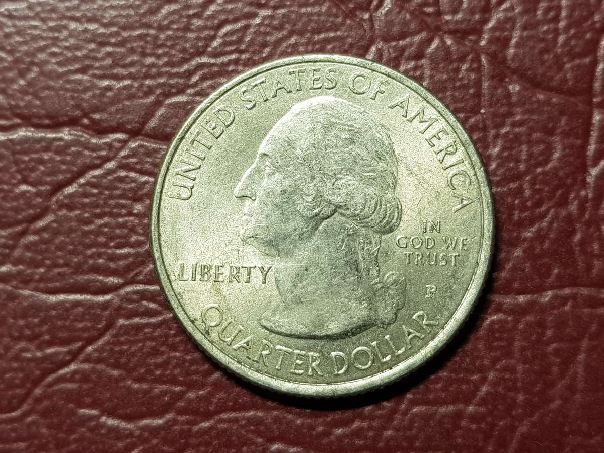 2015 USA ¼ Dollar "Washington Quarter" Blue Ridge Parkway, North Carolina