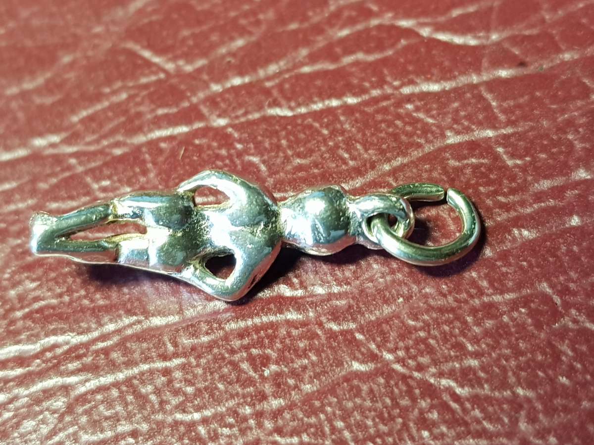Lovely Genuine Solid Sterling Silver Charm - [Length 20 mm  2,1 g]