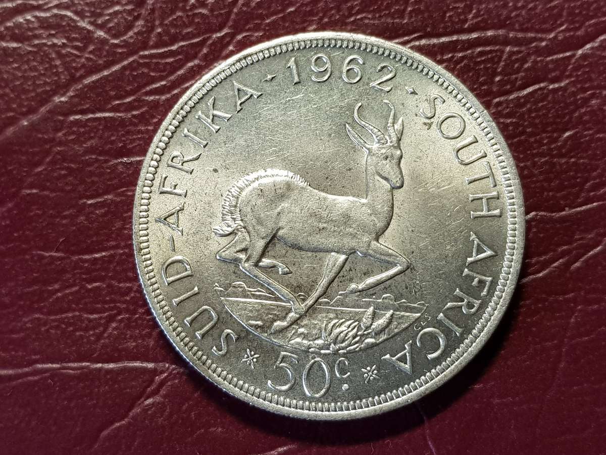 1962 RSA Silver 50 Cent