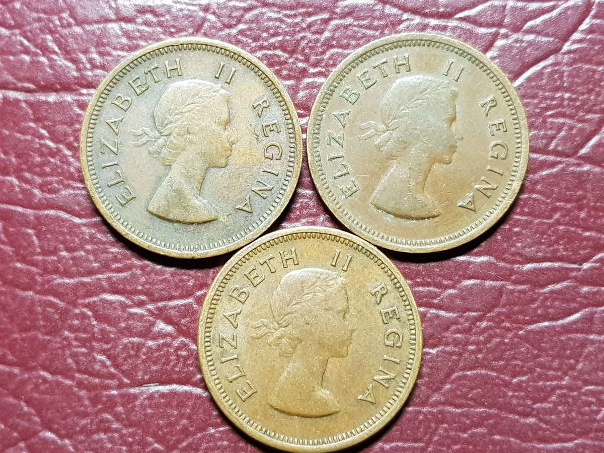 A Lot Of 3 x SA Union Quarter Pennies - Different dates - [Bid per coin to take all]