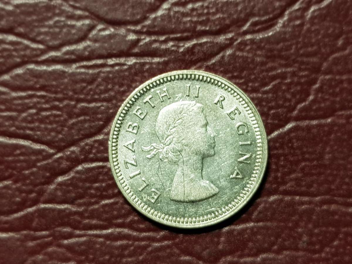 1958 SA Union Silver 3 Pence