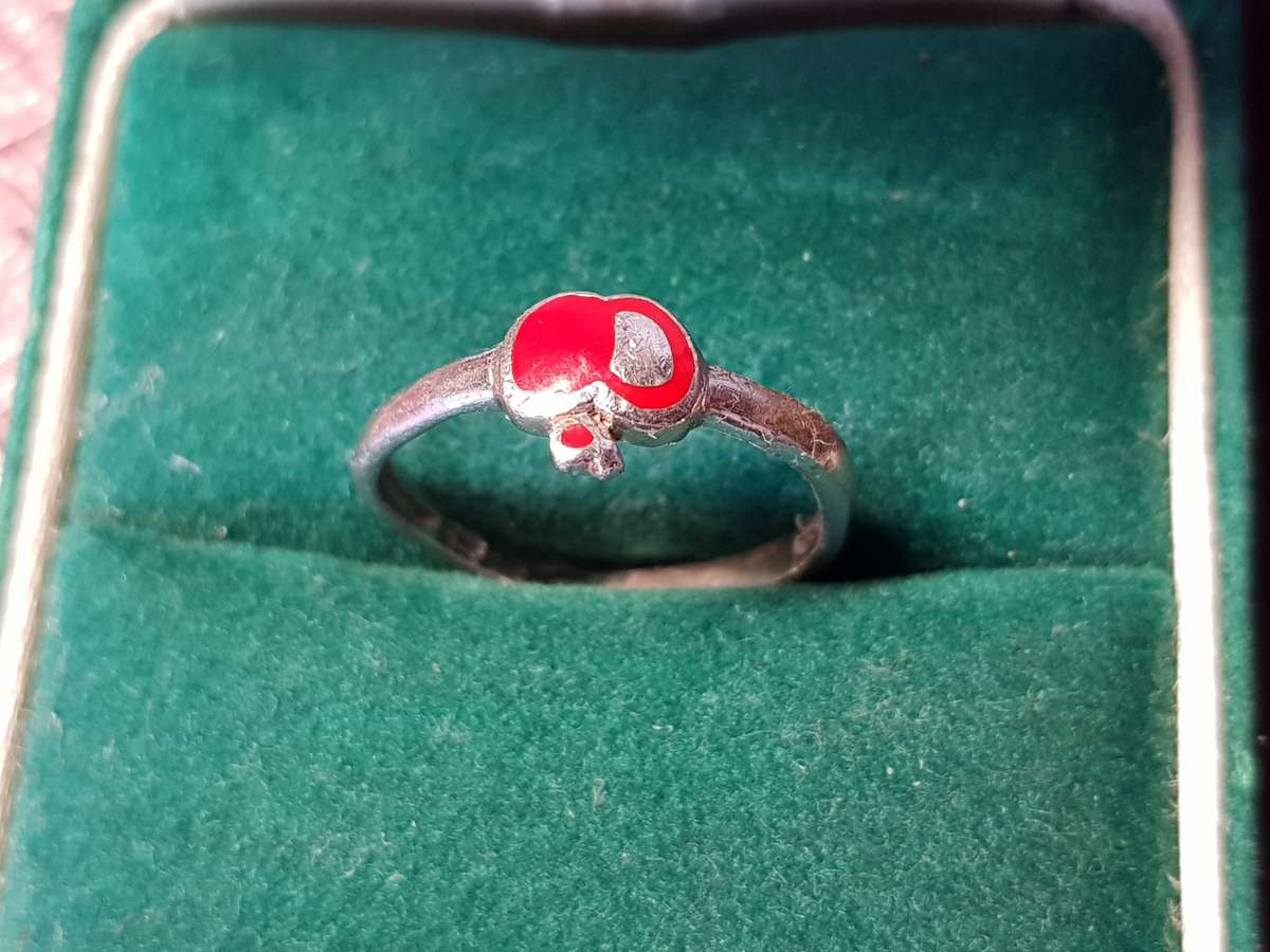 Lovely Genuine Solid Adjustable Sterling Silver Ring - [1,62 g]