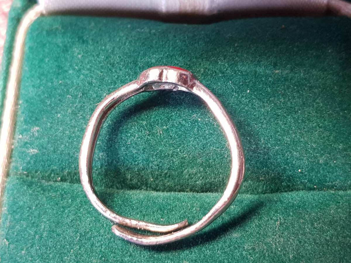 Lovely Genuine Solid Adjustable Sterling Silver Ring - [1,62 g]