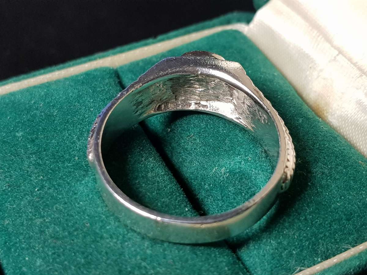 Lovely Genuine Solid Sterling Silver Ring In Excellent Condition - [6,25 g]