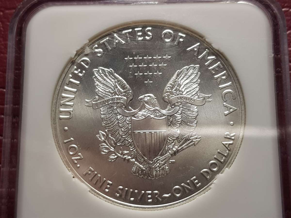 2016 USA Silver Eagle 1 Oz Fine silver Capsuled