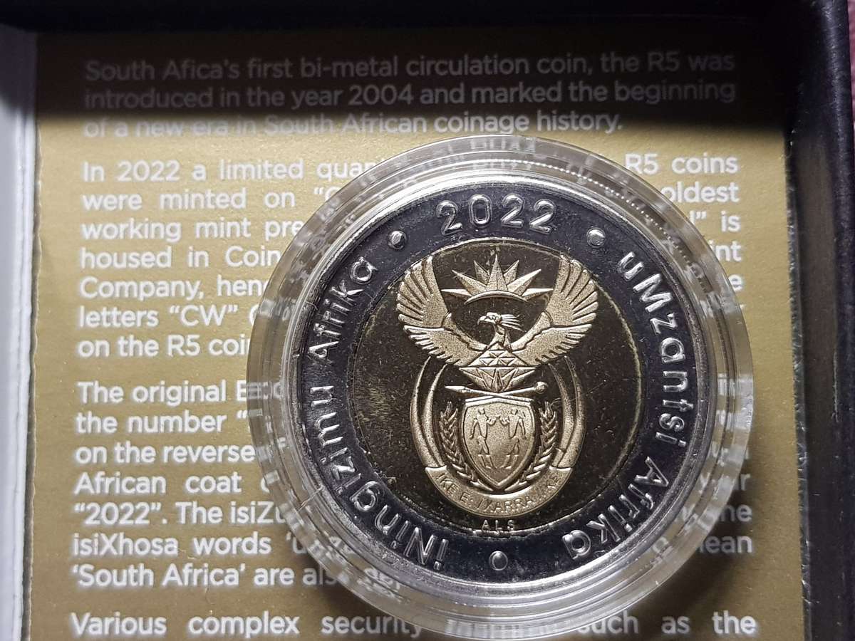 2022 RSA R5 Privy Mark Proof Capsuled With C.O.A In Original Box