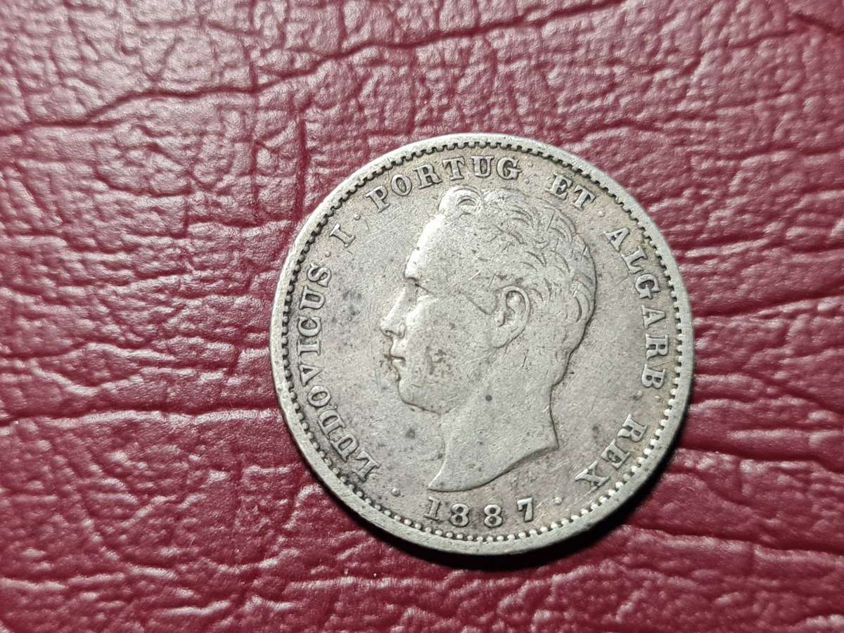 1887 Portugal Silver 200 Réis - Luís I