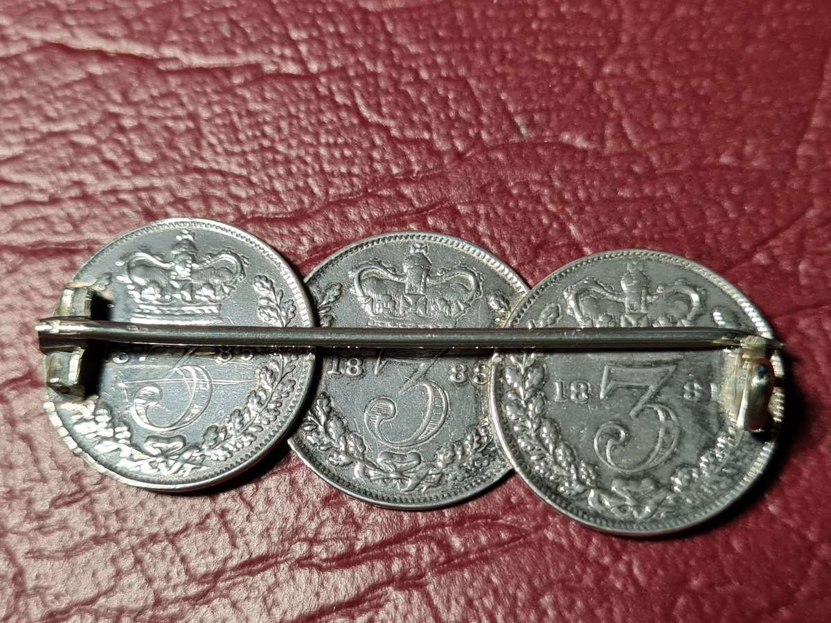 Lovely Genuine Solid Sterling Silver Vintage Brooch In Very Good Condition - [4,76 g]*