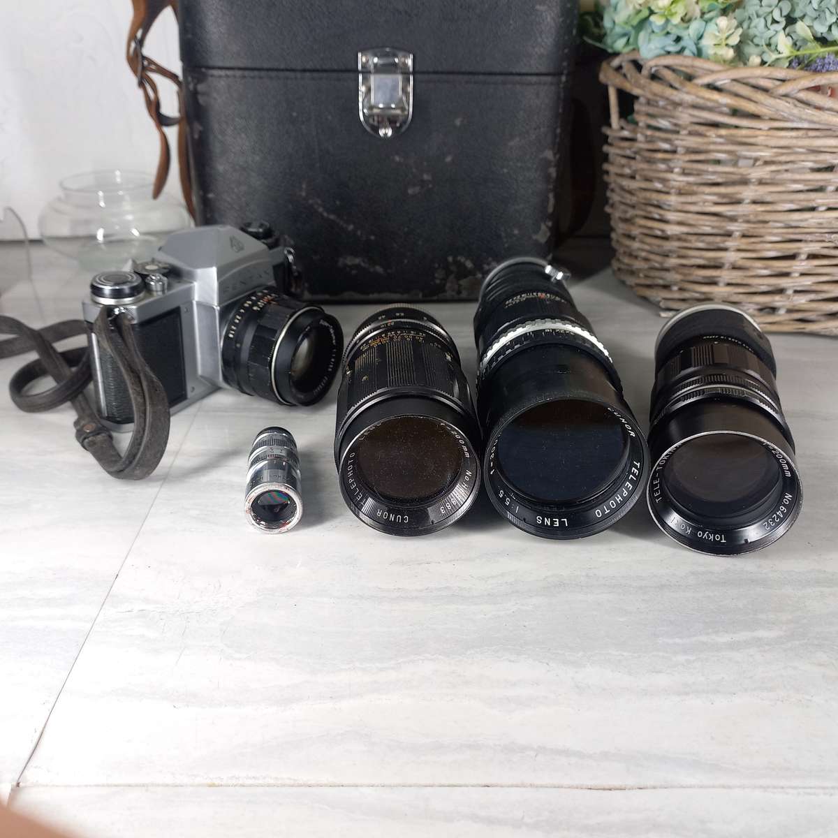 Pentax Asahi Vintage camera bundle
