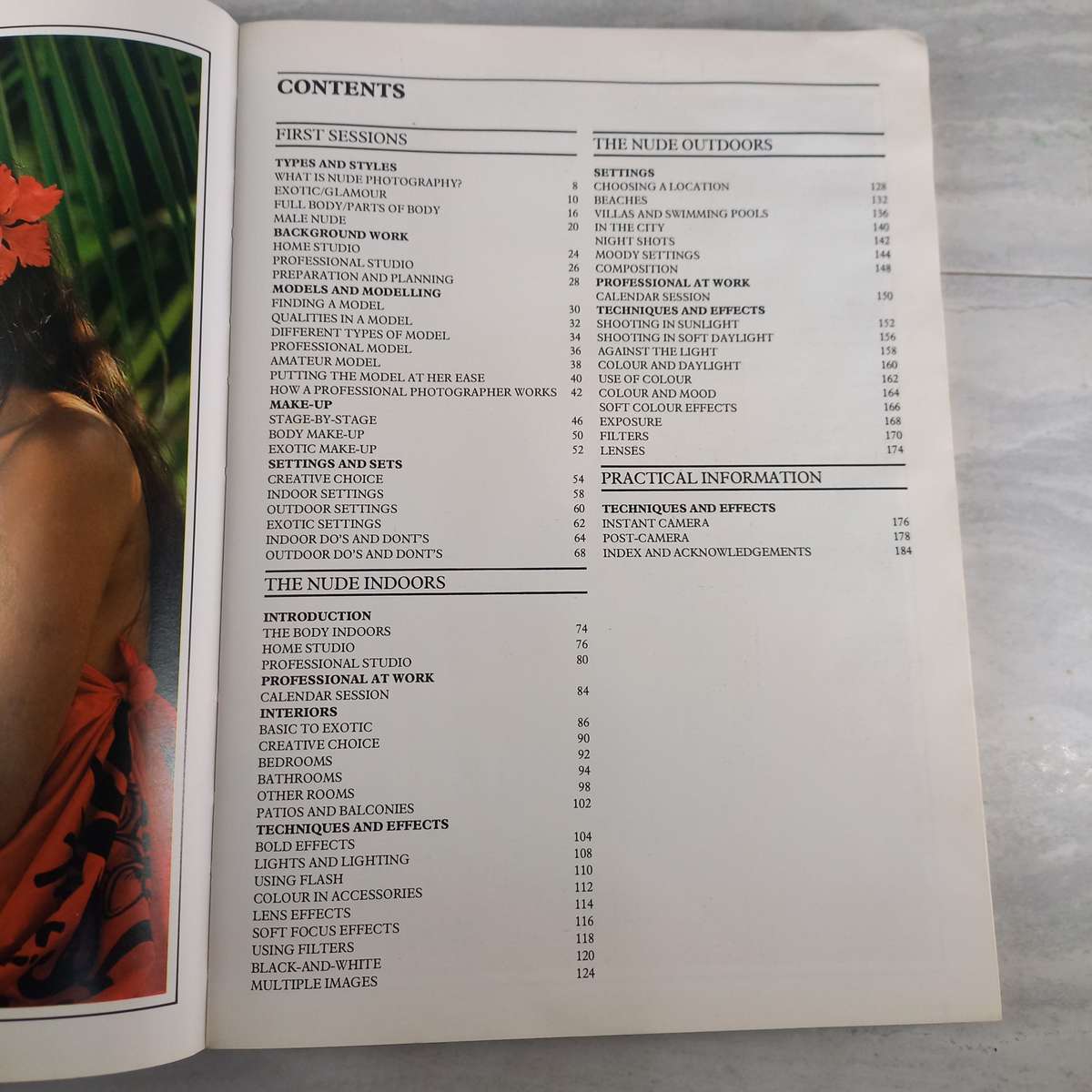 Manual of nude photography Vintage book