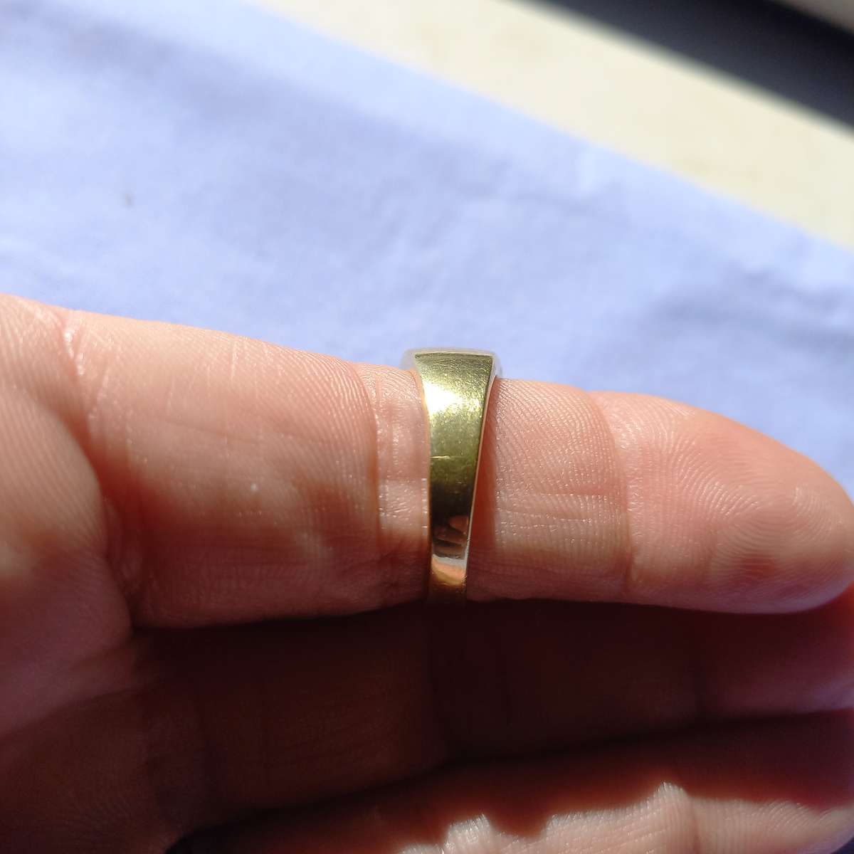 Brass and CZ dress/costume ring