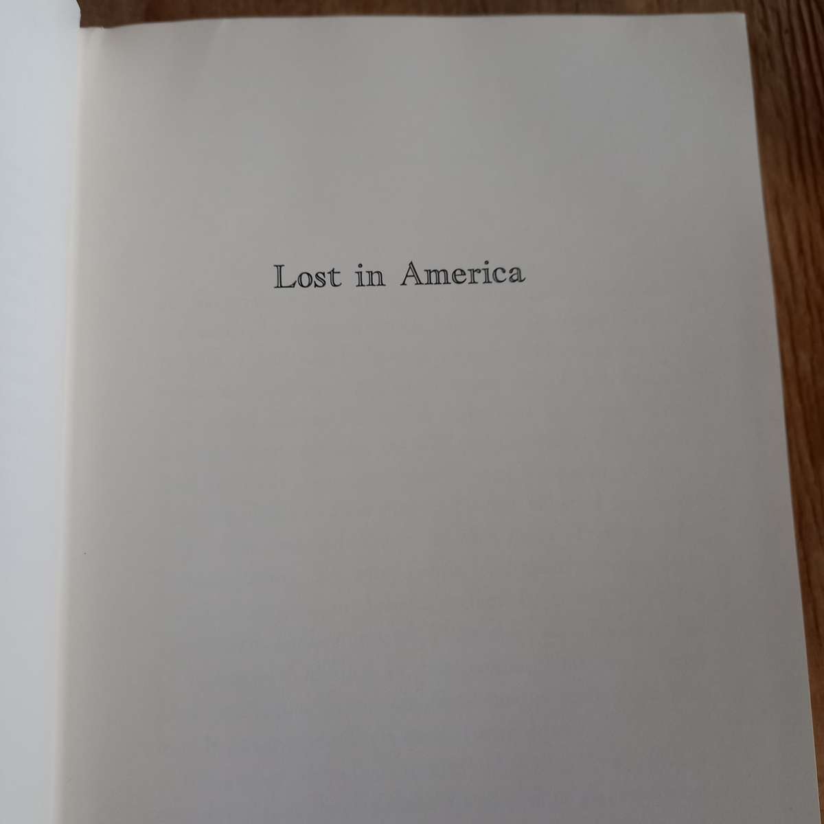 Lost in America by Isaac Bashevis Singer