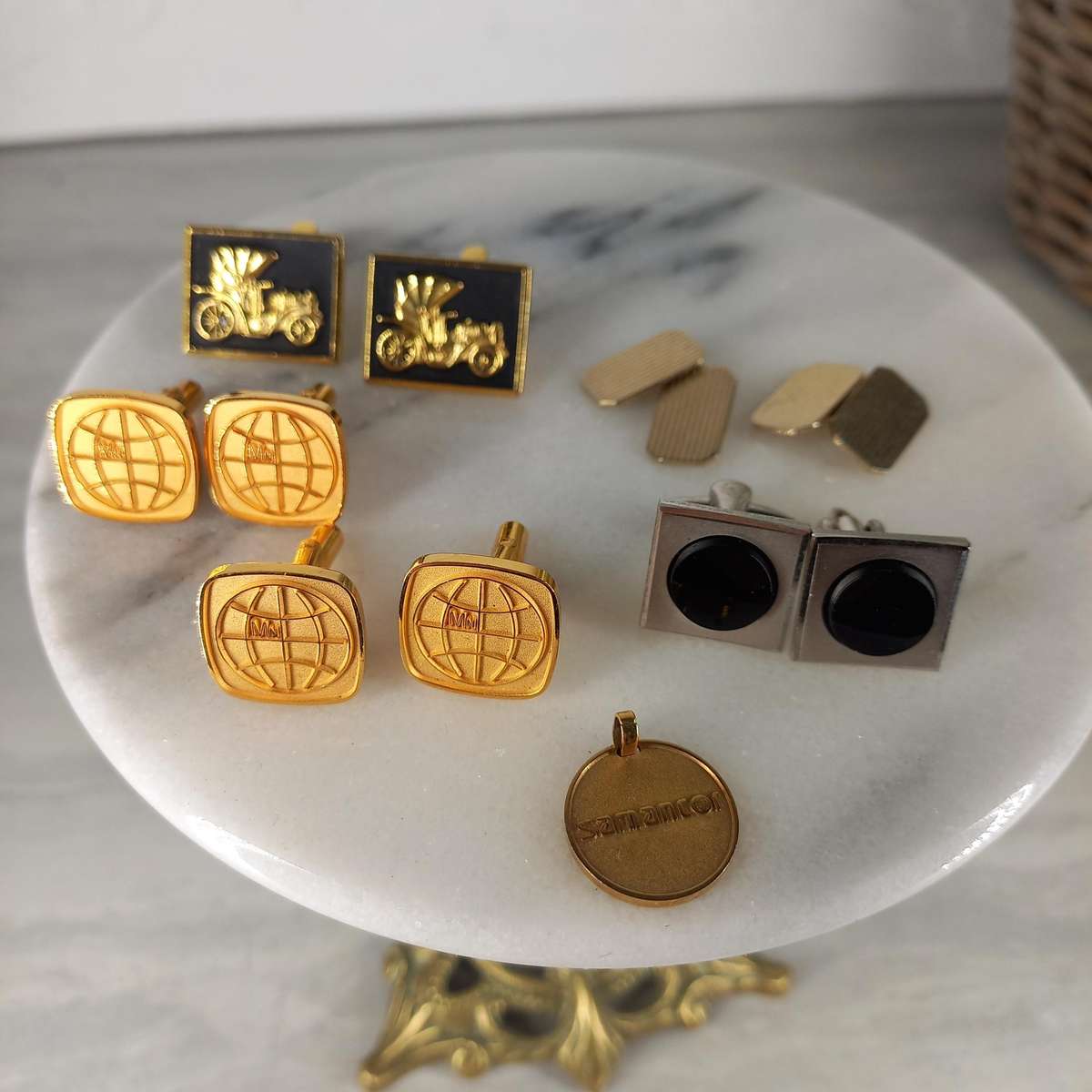 Cufflink collection -