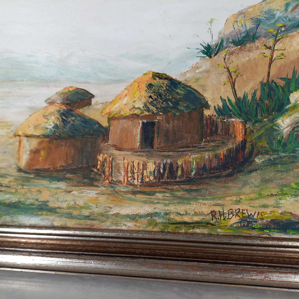 Vintage Painting by RH Brewis