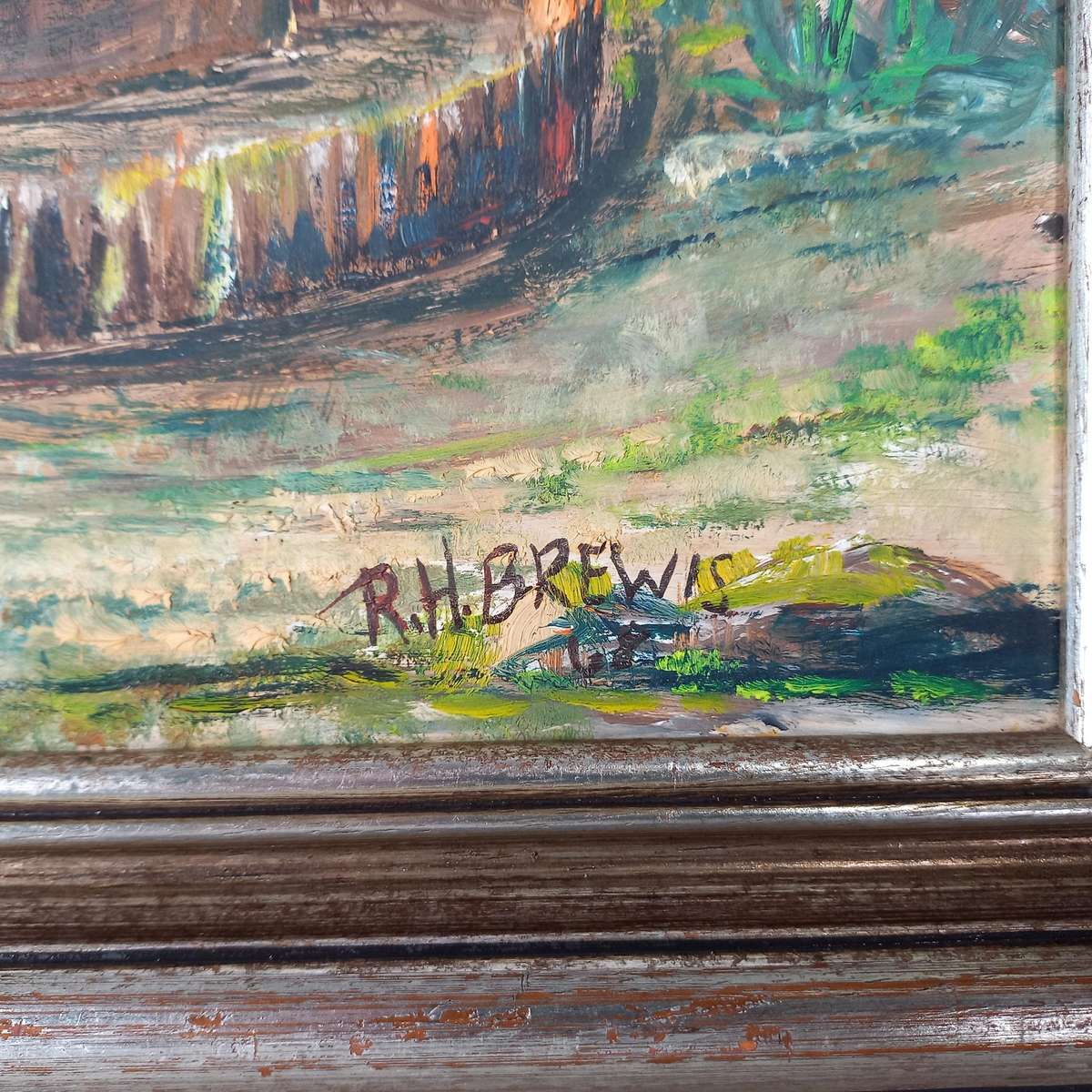 Vintage Painting by RH Brewis