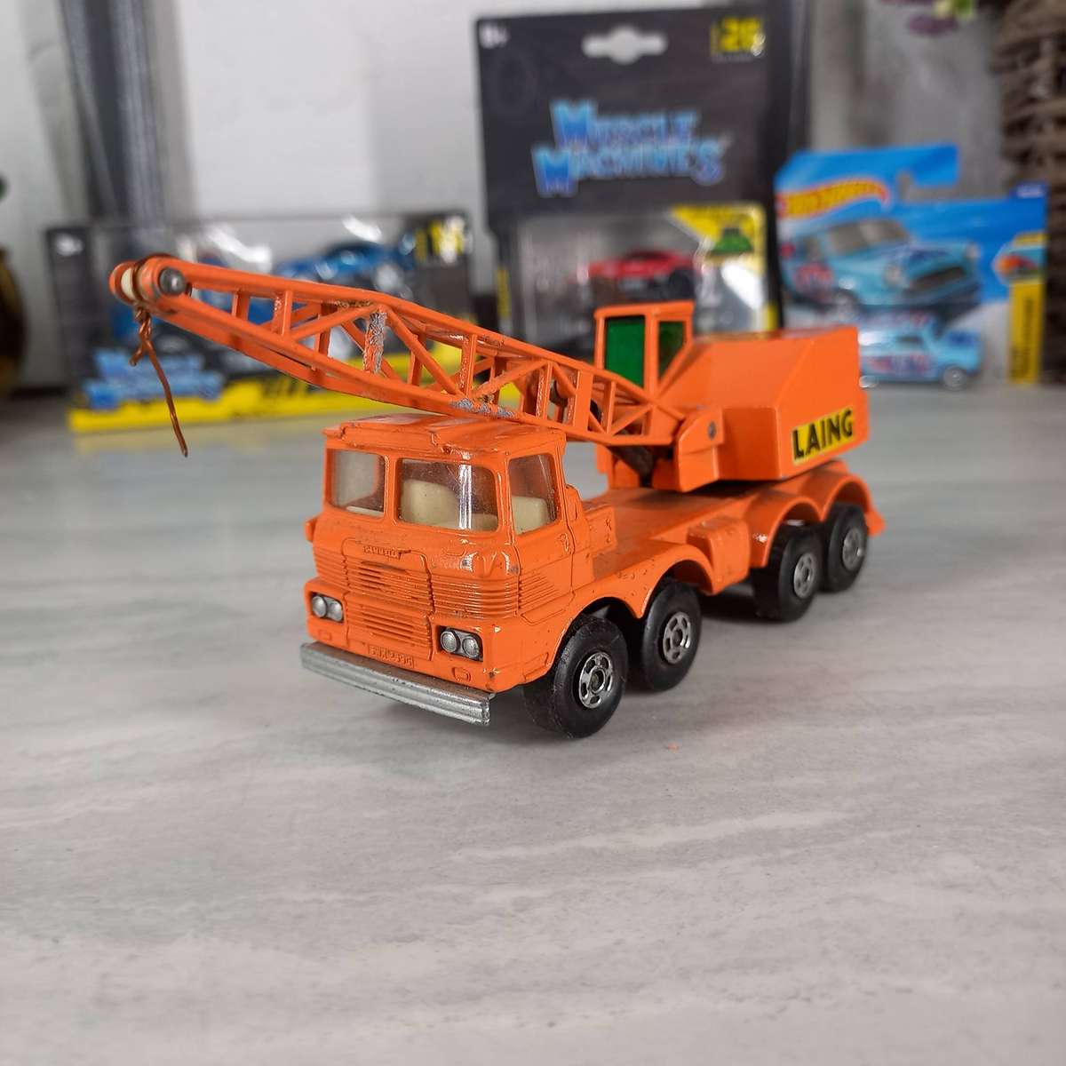 Vintage Matchbox SuperKings Scammel Mobile Crane