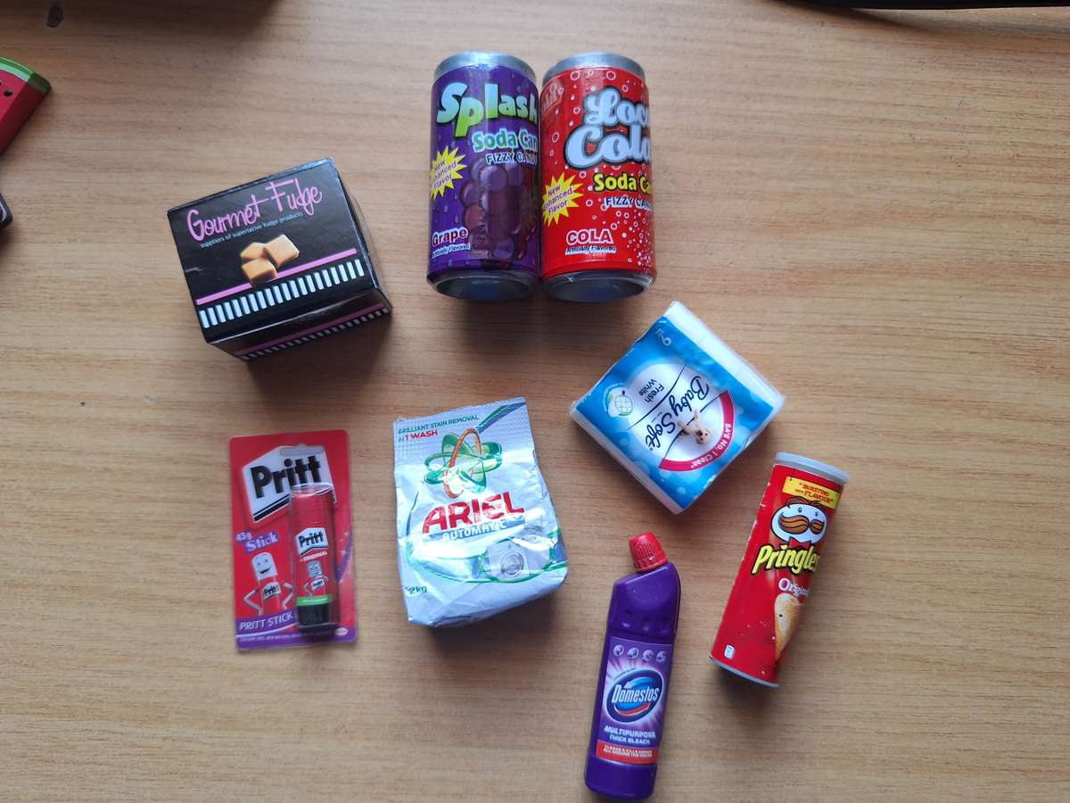 Little checkers shop mini toys previous edition with  3 Larger soda and fudge items