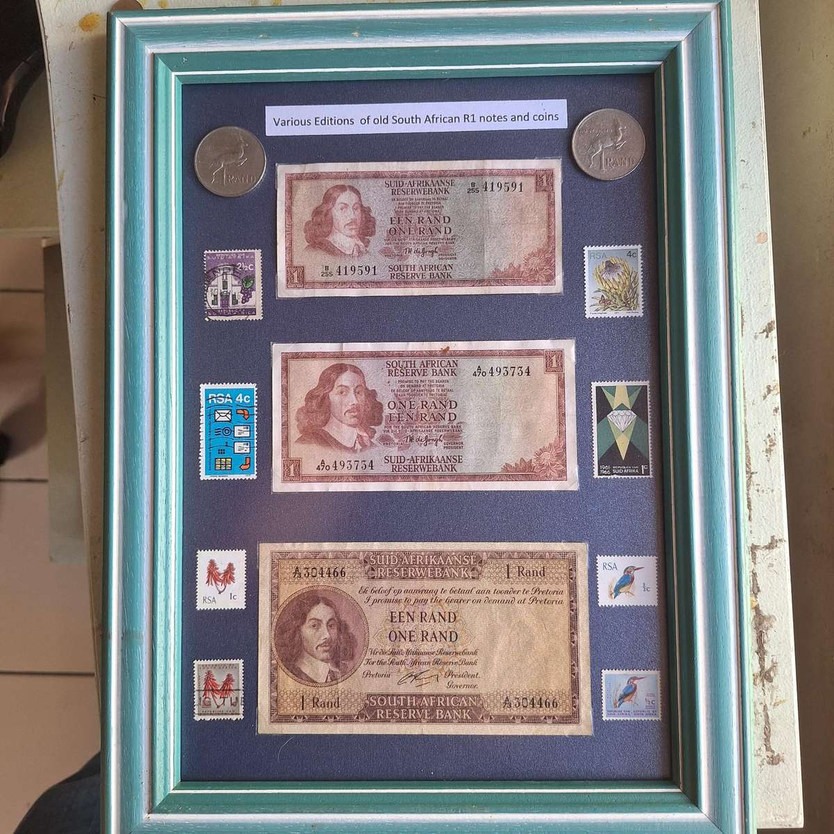 Various old South African R1 editions