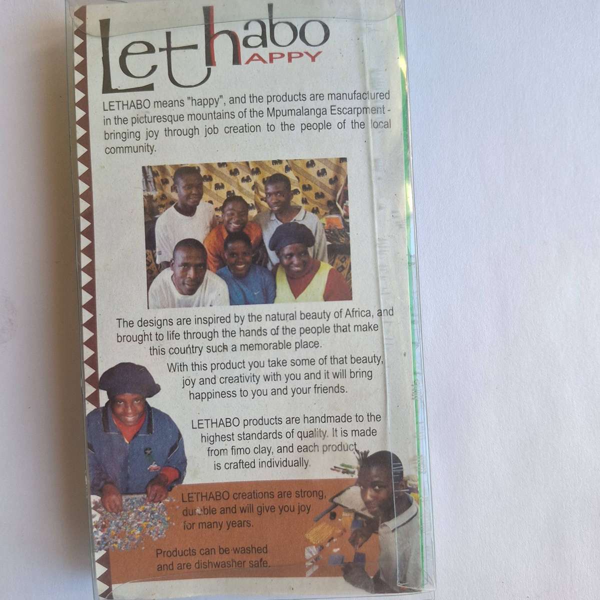 Lethabo happy handmade fork and spoon set