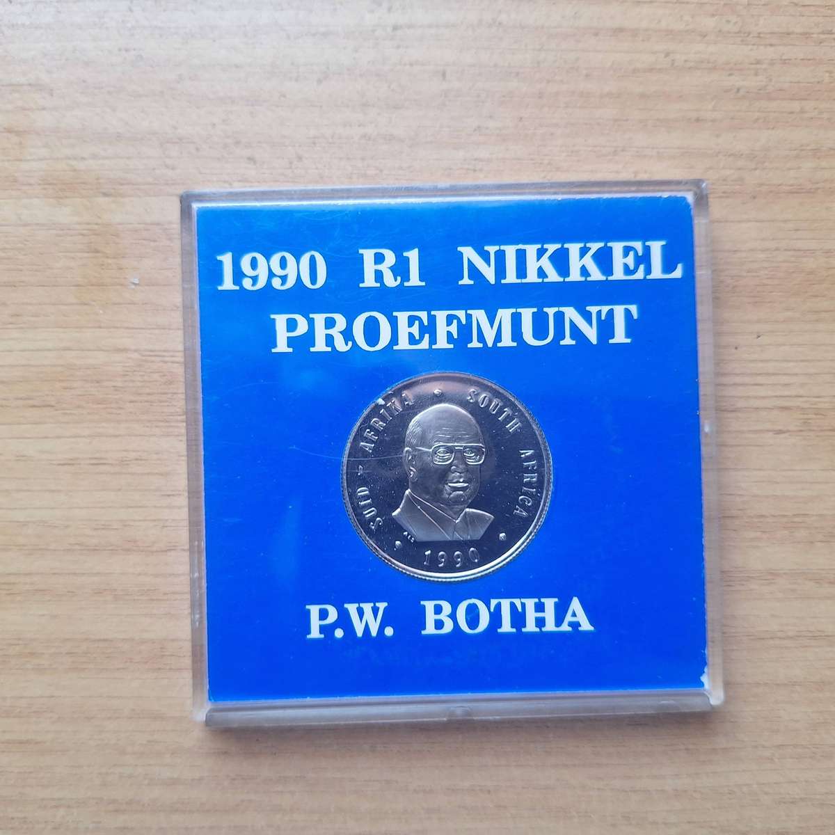1990 P W Borha R1 proof coin