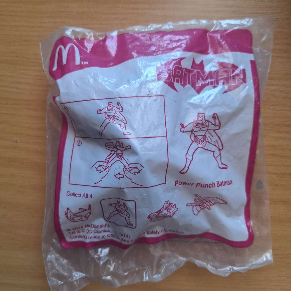 Mcdonalds power punch Batman collectable toy