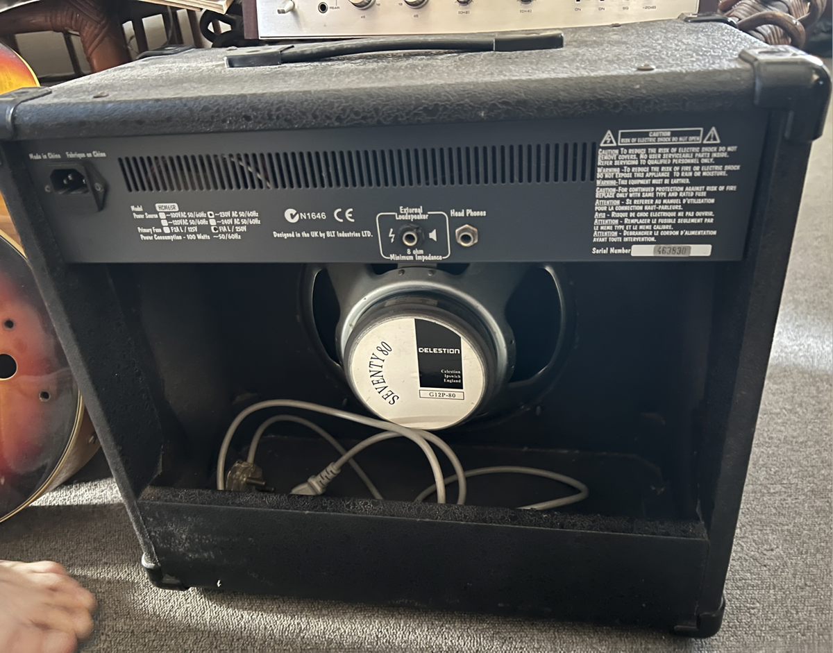 Laney HCM 65R guitar combo.