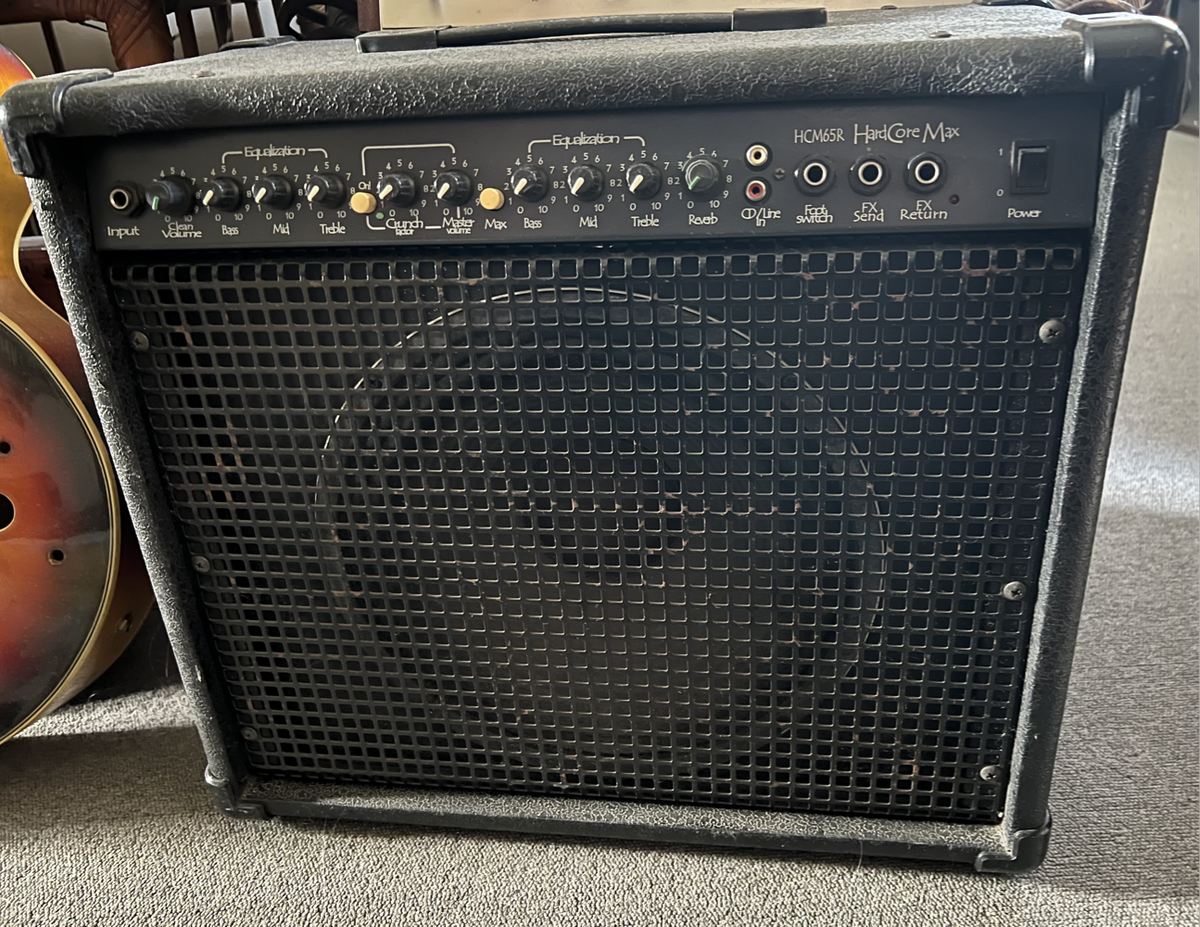 Laney HCM 65R guitar combo.