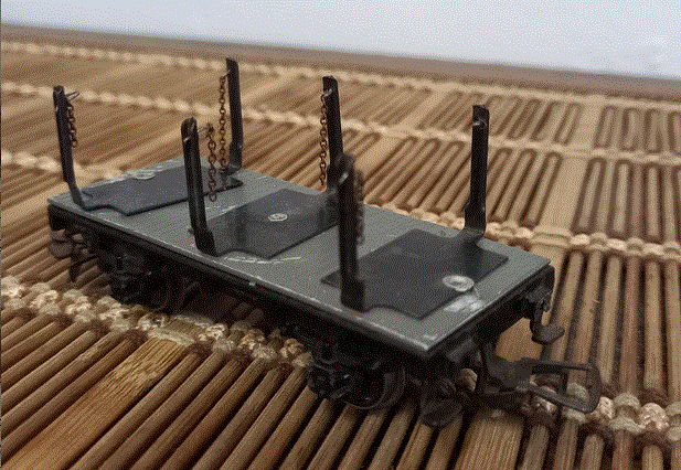 Freight Wagon with Struts - HO Complete  -RIVAROSSI - LIMA Adaptable  w Pepsi Wagon No Charge