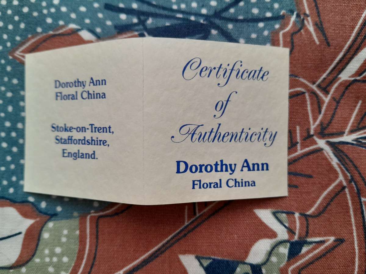 Dorothy Ann hand painted Porcelain Brooch