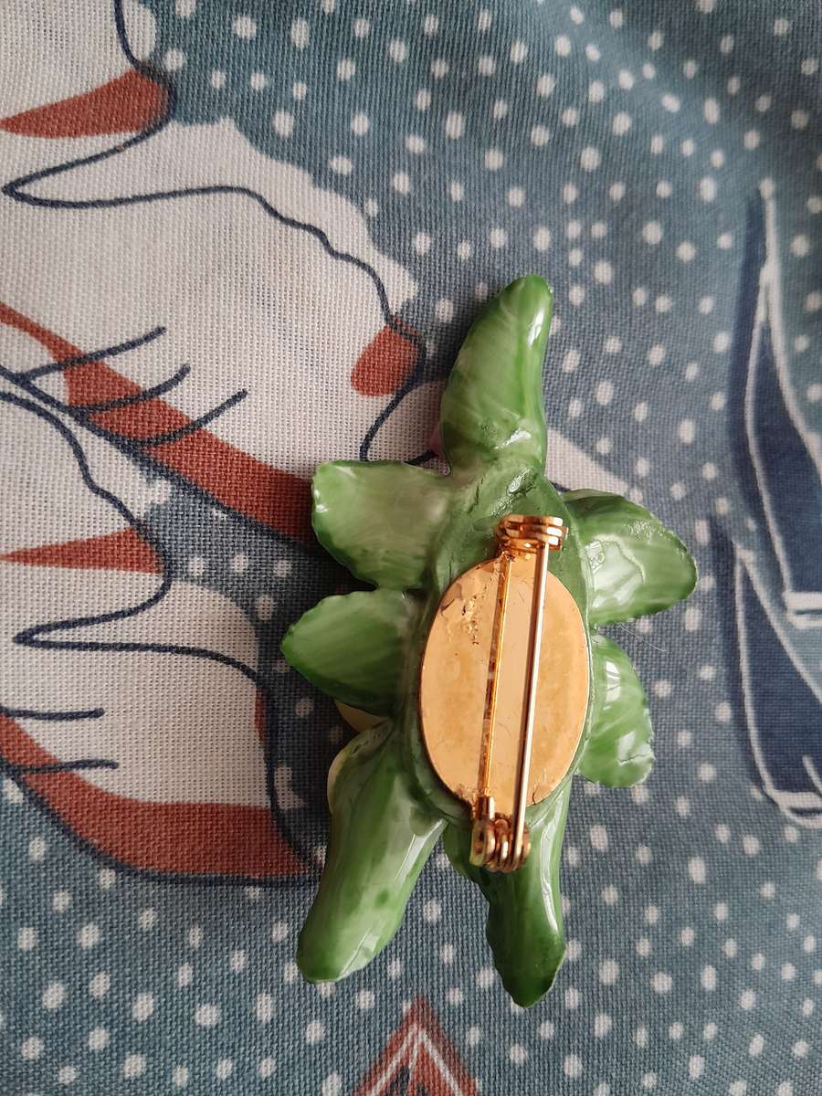 Dorothy Ann hand painted Porcelain Brooch