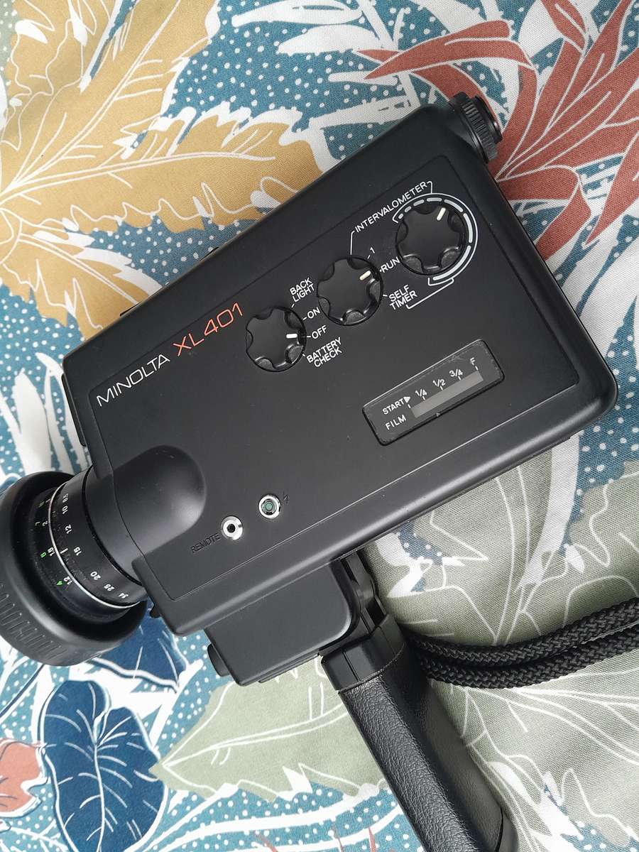 Minolta X L 401 Super 8 Movie Camera