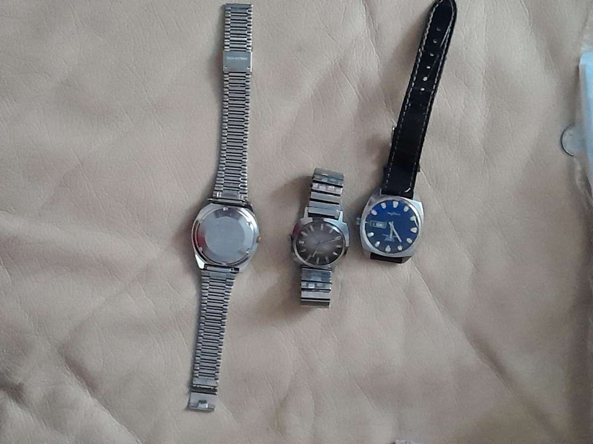 Seiko watch plus 2 Camy watches Vintage
