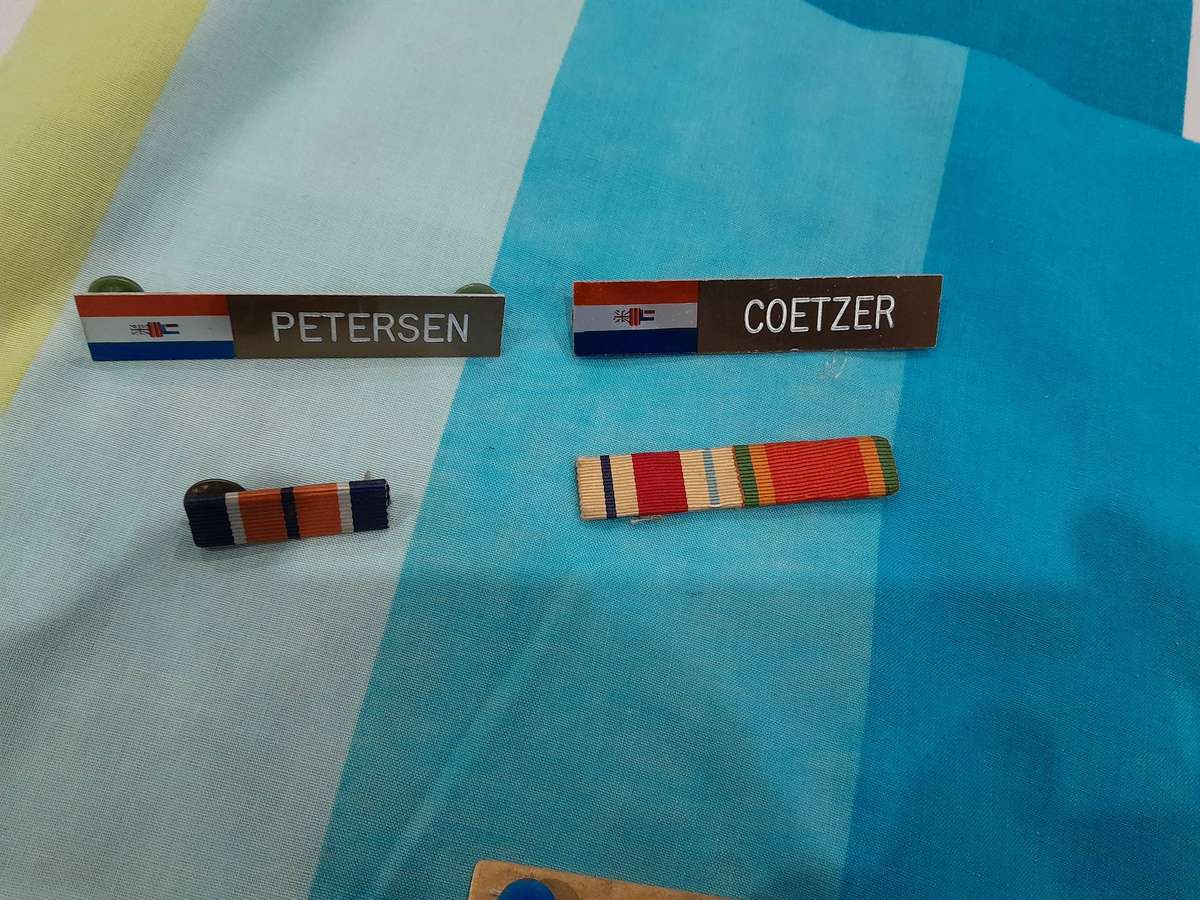 South Afr.Army name tags