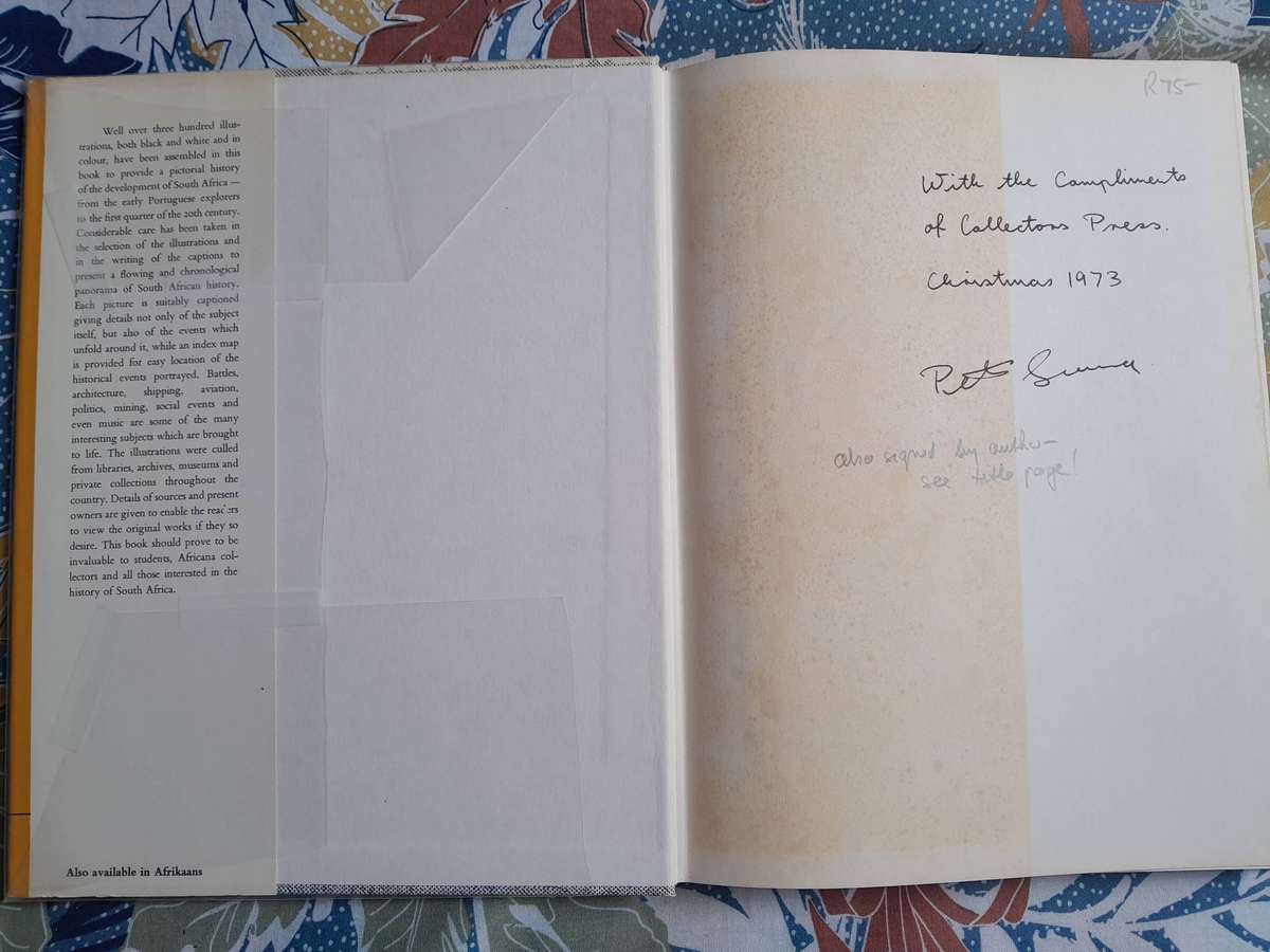 The Pictorial History of South Africa  Sign by the author  Brian Aldrige