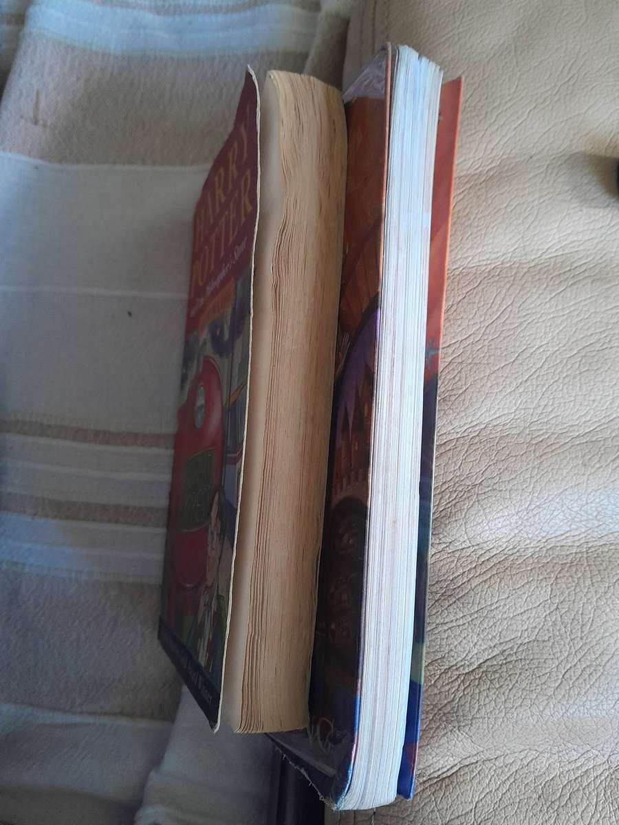 Harry Potter Philophers stone + Harry Potter die Towenaar se Steen