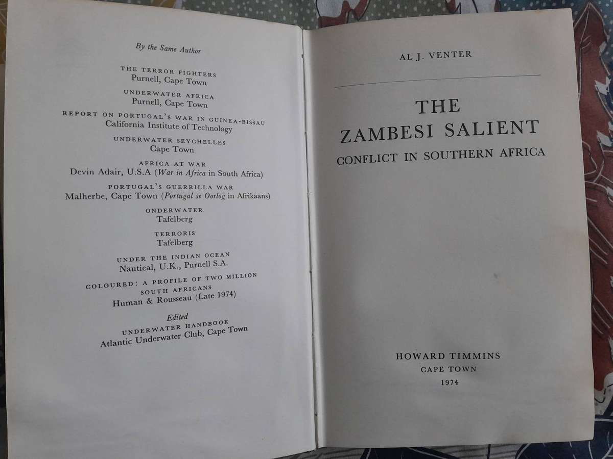 The Zambezi Salient - AL J.Venter