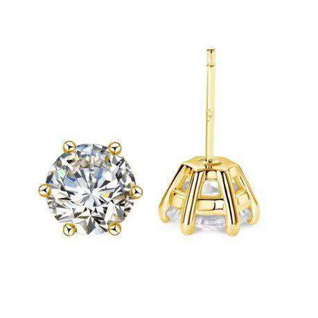 MOISSANITE DIAMOND SIMULANT STUD EARRINGS*R2500*