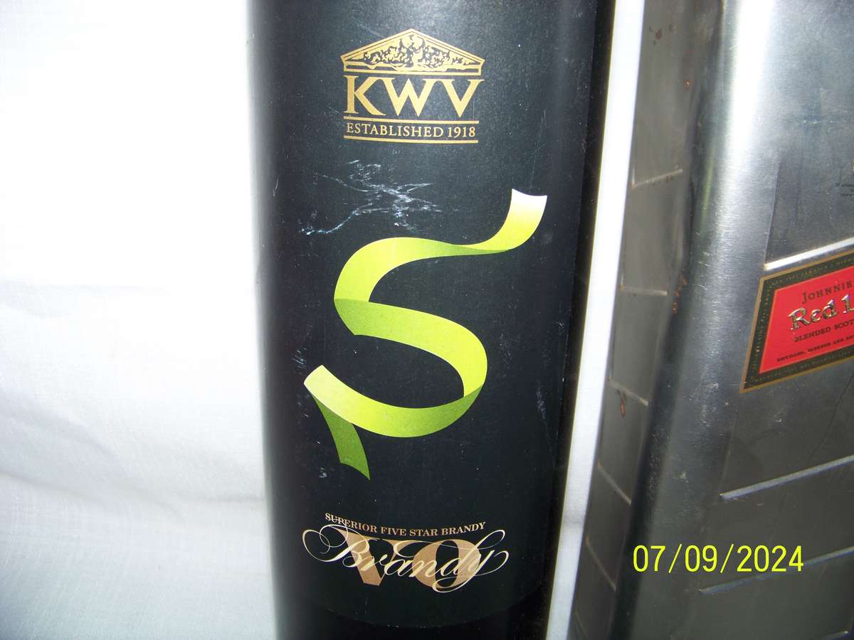 Presentation bottle tins X 5