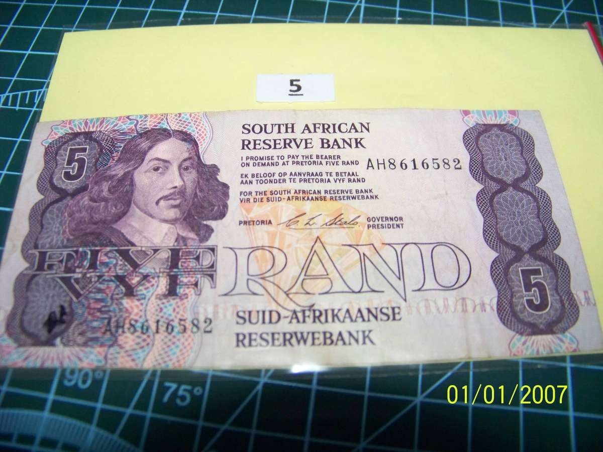 Five/Vyf Rand note No5