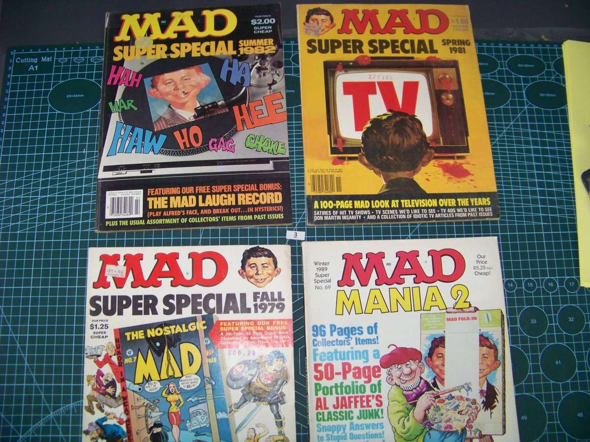 4 X Mad Magazine "Super Special" series no 3