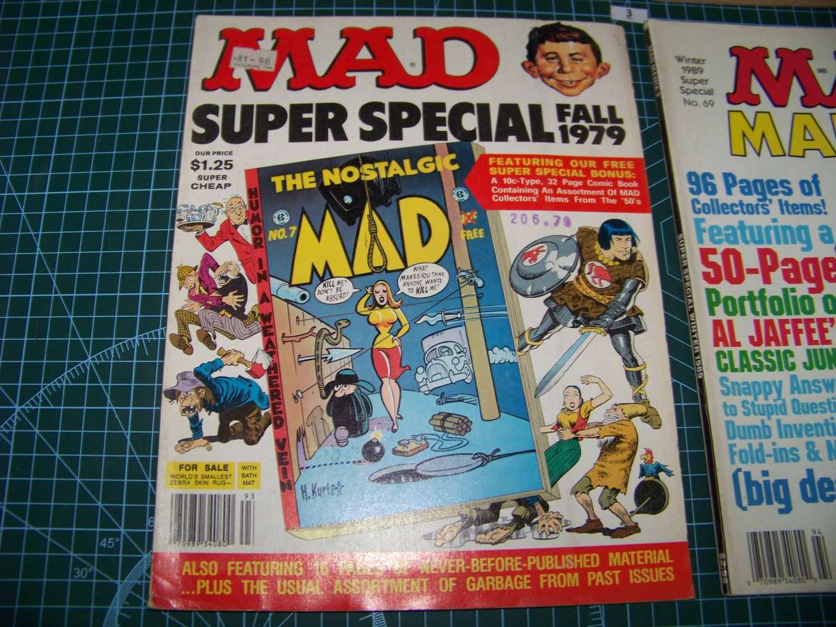4 X Mad Magazine "Super Special" series no 3