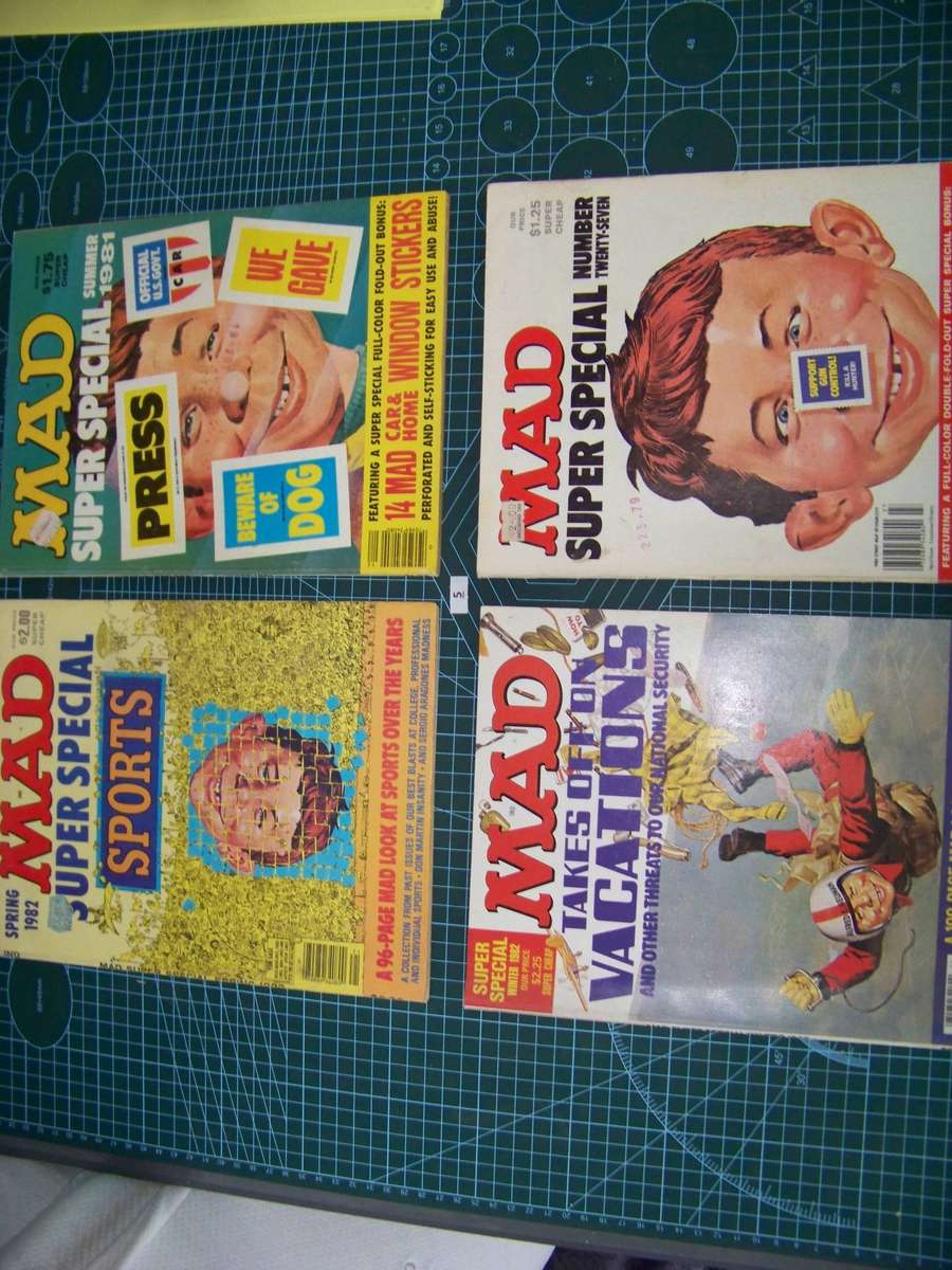 4 X Mad Magazine "Super Special" series no 5