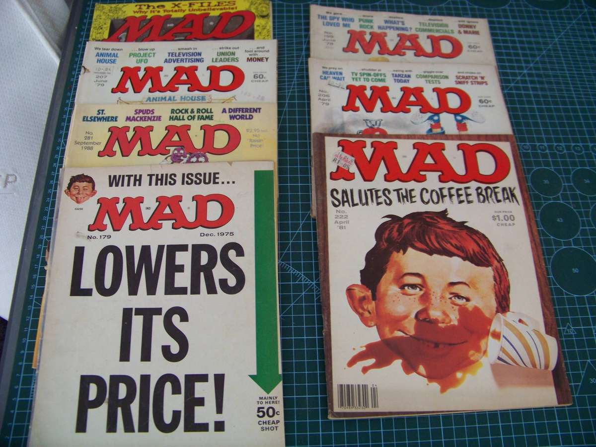 Mad Magazines X 7