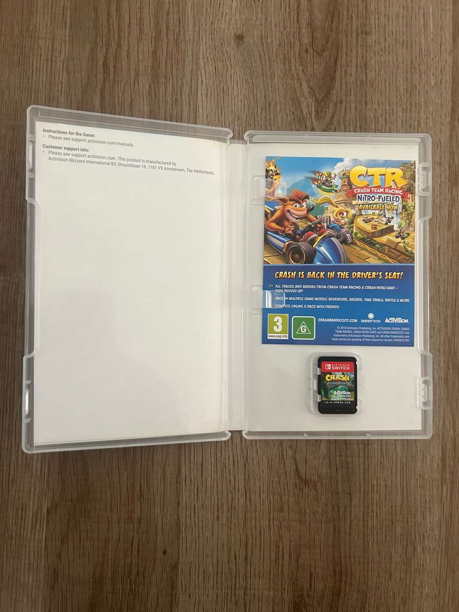 Crash Bandicoot Nsane Trilogy For Nintendo Switch