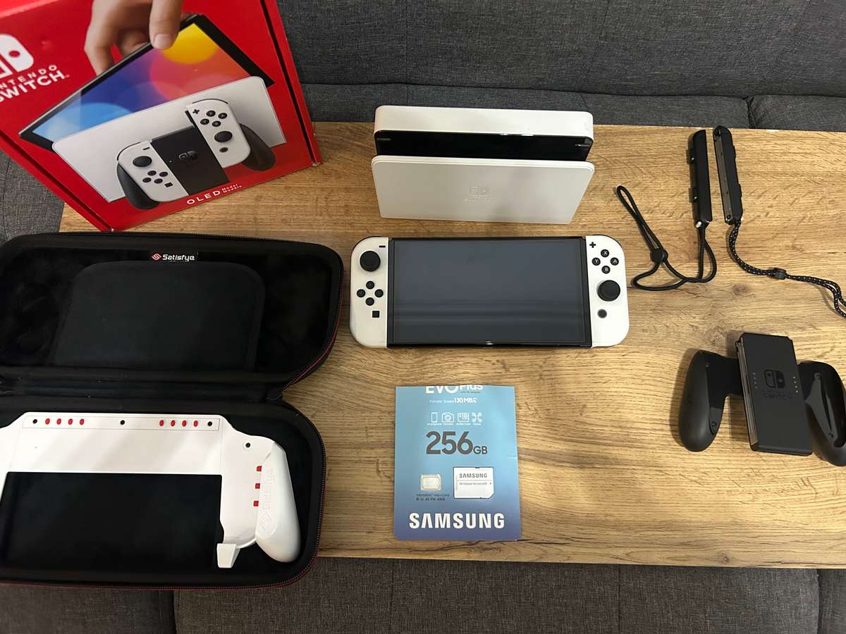 Nintendo Switch OLED Bundle (White Console)