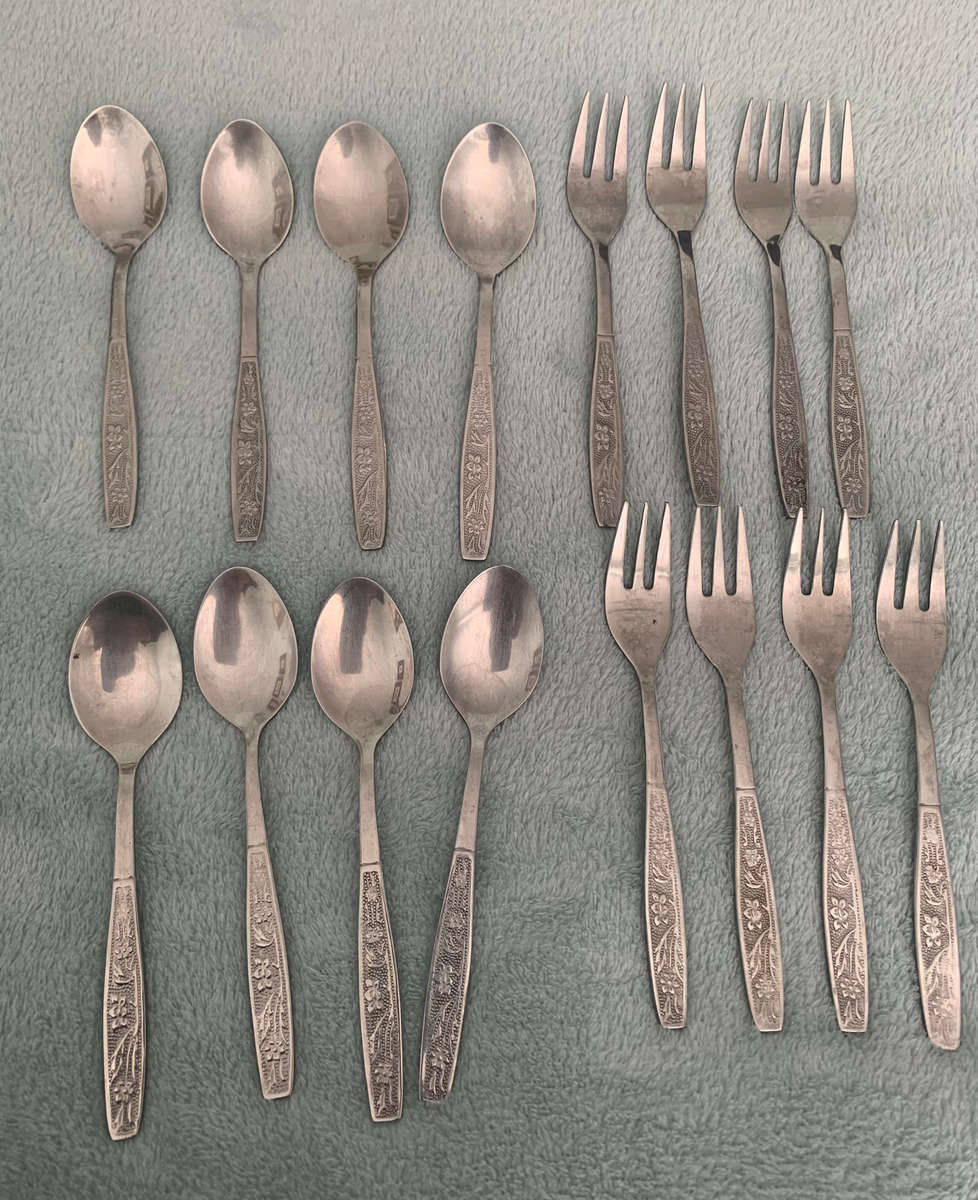 Vintage Cake Forks and Teaspoons