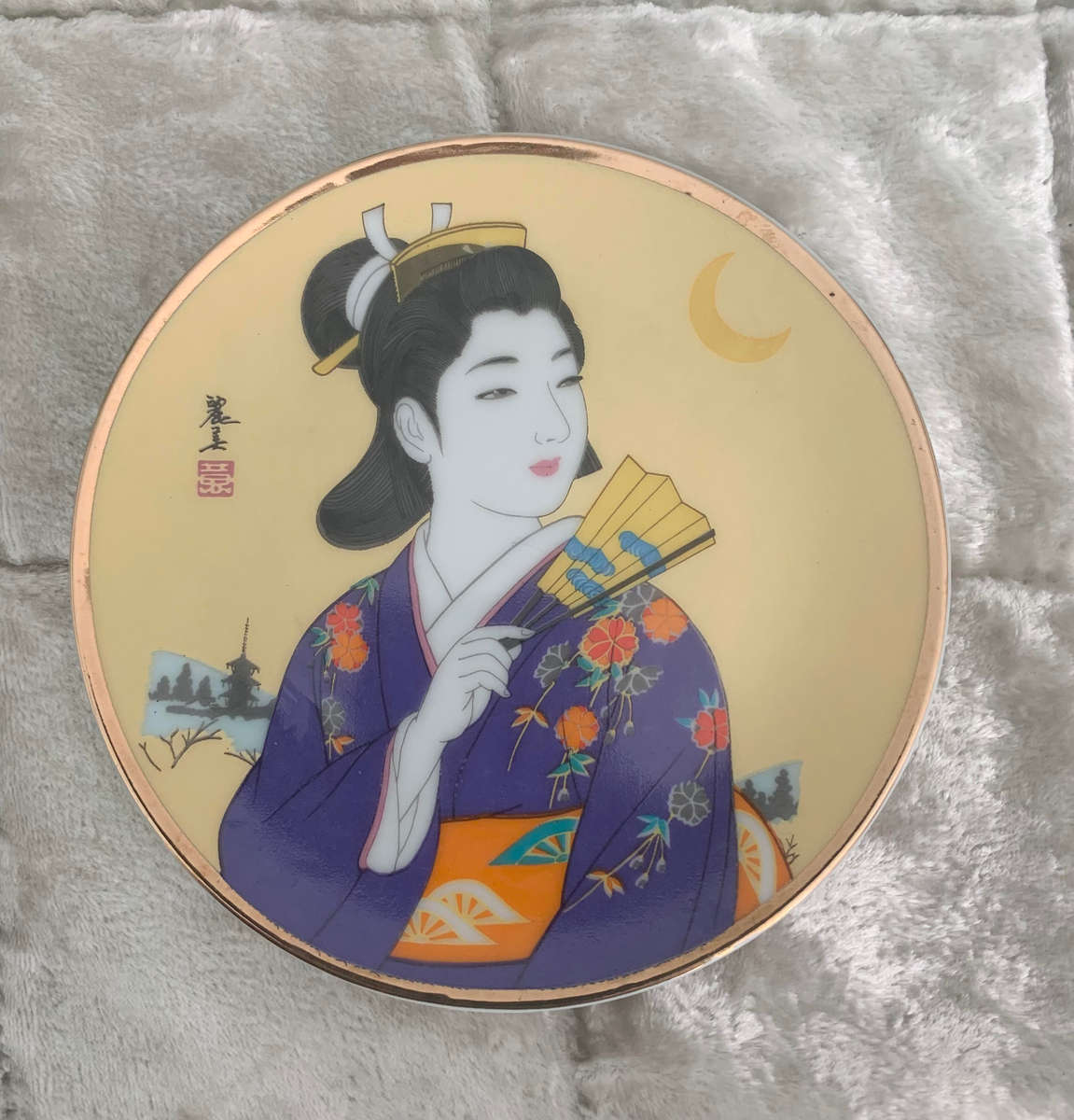 oriental wall plate 4